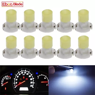 10 X Car LED T3 8mm Dashboard Light Speedometer Bulb Switch Lamp White Globe 12V • $7.99