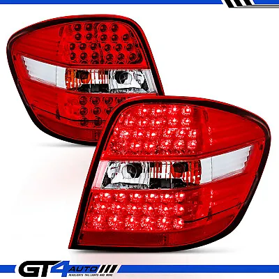 For 2006-2009 Mercedes Benz W164 ML350 ML550 Clear Red LED Rear Taillights Pair • $183.56