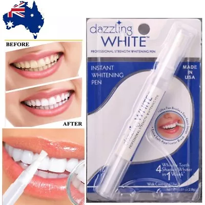 Dazzling White Tooth Cleaning Tool Oral Dental Teeth Whitening Gel Pen Bleaching • $6.95