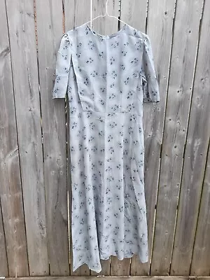 Nursing Mother Dress Mennonite Homesteading Modest Bust 38  Waist 33  Handmade • $31.75