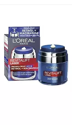 LOreal Paris Revitalift Laser Retinol Niacinamide Night Cream 50ml New • £16.79