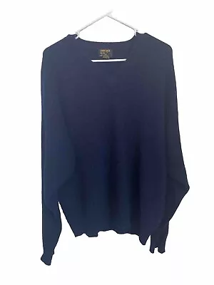 Vintage Jacobson’s 100% Cashmere Blue Sweater Mens XL • $23.99