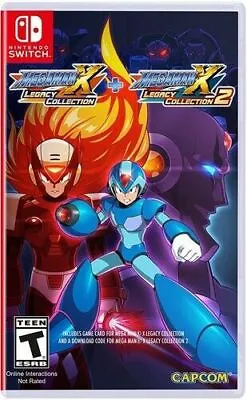 Mega Man X: Legacy Collection 1 + 2 (Nintendo Switch 2018) • $31.25