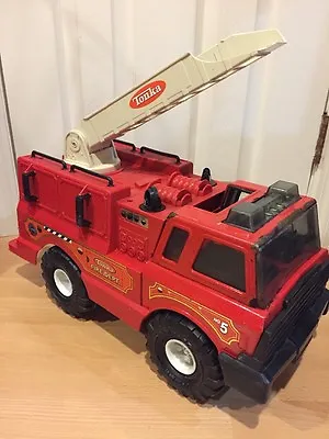 Vintage Toy Tonka Red Fire Truck Metal And Plastic 1999 As Is • $15
