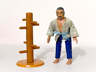 1986 Remco Karate Kid Mr. Miyagi (leg Comes Off) W. Gi & Pole - Complete! • $26