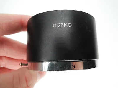 Minolta D57KD Camera Lens Hood For Auto Tele Rokkor 100mm F/3.5 QE 55mm Version • $9.99
