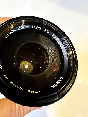 RARE Canon FDn 85mm F/1.8 MINT Minus Canon EF Converted MINT Condition • £390