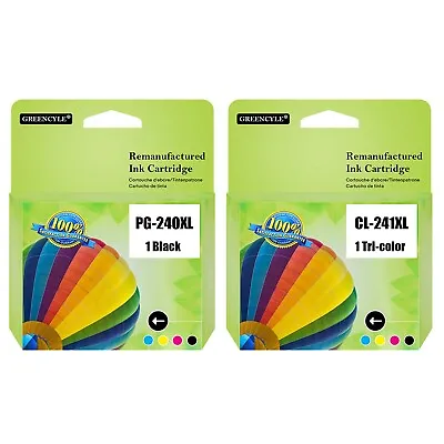 PG-240XL CL-241XL Ink For Canon PIXMA PG-240 CL-241 MX392 MX432 MG3122 MG4120  • $18.55