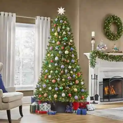 Home Accents 9 Ft. Pre-Lit LED Wesley Pine Xmas Tree 650 Color Changing Lights • $149.99