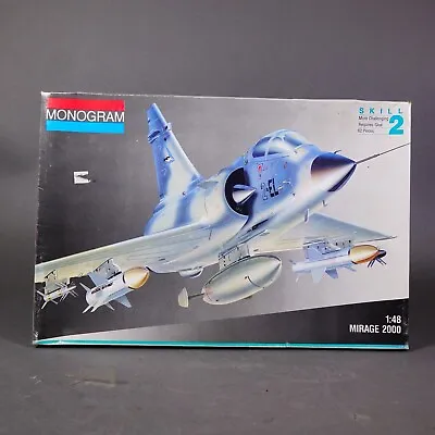 Vintage Monogram Mirage 2000 With Exocet Missiles Aircraft Model Kit #5446 • $22.49