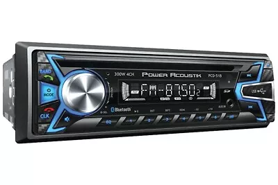 Power Acoustik Pcd-51b Single Din Cd Car Stereo Usb Aux Sd Bluetooth • $49