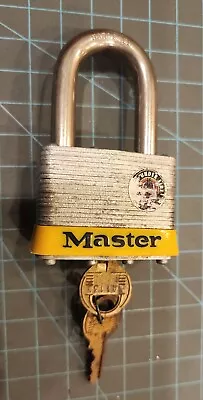 Master Lock No. 5 Padlock 1½  Shackle Clearance 2 Working Keys - GwL • $8.95