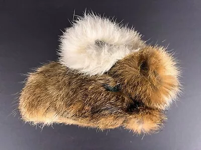 RARE Vtg Swiss Made Real Fur Rabbit Bunny W/Tag By Helen Diemer/ Spiel Naef EUC • $152.08