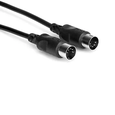 Hosa MID-301BK MIDI Cable 5-pin DIN To Same 1 Ft • $10.39