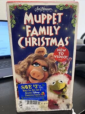 RARE Muppet Family Christmas Vhs  1995 BRAND NEW SEALED HH • $50