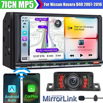 7  Car Stereo Radio For Nissan Navara D40 2007-2016 Head Unit CarPlay Bluetooth  • $159.99