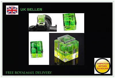 3 Axis Hot Shoe Cover Spirit Level Triple Bubble Level For Nikon Canon Pentax DS • £4.99