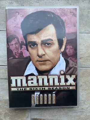 Mannix:  Season Six 6 DVD - Mike Connors Gail Fisher Ward Wood No Scratches • $18.40