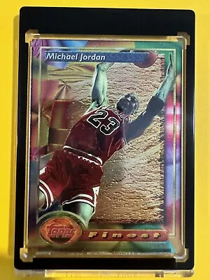 1993-94 Topps Finest MICHAEL JORDAN 23 Gold #1 Chicago Bulls GOAT! • $109.99