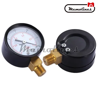 $3.84 • Buy 0~-30inHg 0~-1bar Digital Mini 2  Dial Air Vacuum Pressure Gauge Meter Manometer