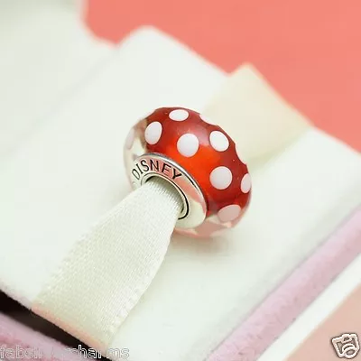 Authentic Pandora Disney Minnie's Signature Look 791635 Murano Bead Minnie Mouse • $49.99