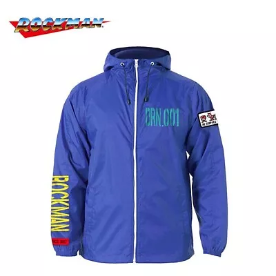 Mega Man Rockman Windbreaker Jacket DRN.001 Capcom Japan Limited Cosplay New • $89.99