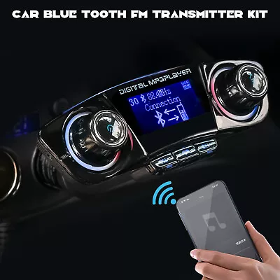 Car FM Transmitter Wireless Aux Adapter Bluetooth Receiver MP3 Player Handsfree  • $20.47