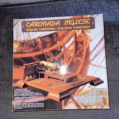 Mantua Model Caronada Inglese Made In Italy Scale 1:17 Vintage Cannon Model Kit • $35