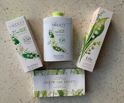 Yardley : Lily Of The Valley : Shower Gel Talc Eau De Toilette + M&S Soaps • £20