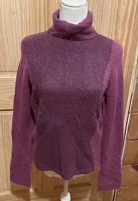 Alexander Turtleneck Sweater Pullover Made In Italy Mohair Blend Size Large • $24.99