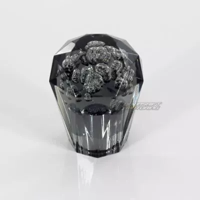 JDM Universal VIP Diamond Crystal Manual MT Bubble Drift Shift Knob 60mm Smoke • $17.88