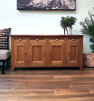 Late 20th Century French Oroco Oak Sideboard Dresser • £1395