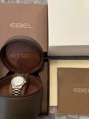 Ebel Ladies 1911 Silver Dial Steel Bracelet Brand New Unworn Full Set Boxed • £1450