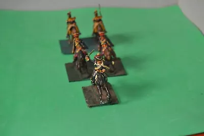 Lead Soldiers Job Lot5 Quality Painted Mounted Soldiers In Excellent Condition • £0.99