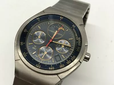 IWC Porsche Chronograph Moonphase Unisex 3742-01 Titanium Quartz Selling As-Is • $1137