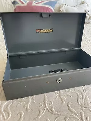 Vintage Asco Steelmaster Metal Bond Box. No F3 Strong Box Gray • $4.99