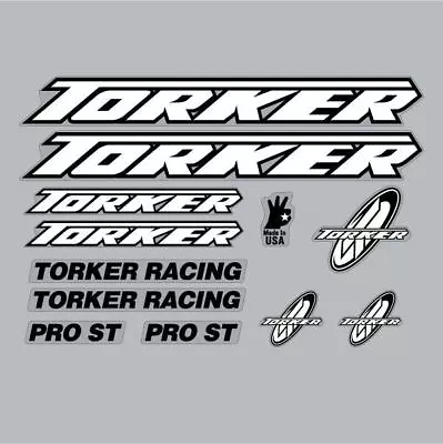 Torker - 1998 Pro ST Decal Set - Old School Bmx • $77