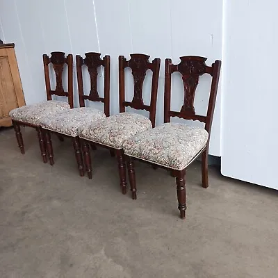 Set Of 4 Edwardian Dining Chairs • £55