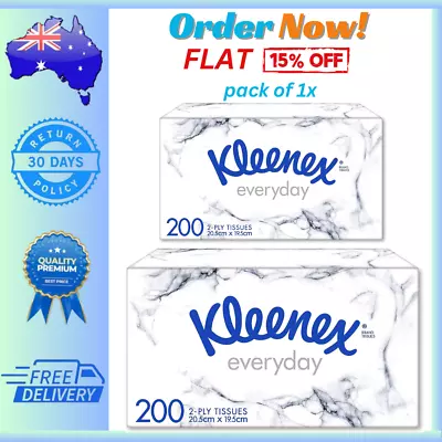 Kleenex Everyday 2 Ply Facial Tissues 200 Count • $4.29