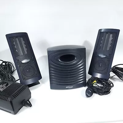 Monsoon MH-500 Speakers And Subwoofer W/ Volume Control. Tested  • $61.74