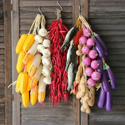 £5.25 • Buy Plastic Artificial Onion Garlic Vegetable Garlic Fake Vegetables Chili Potato