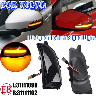 2x For Volvo C30 C70 S40 V40 V50 V70 S60 Jaguar Dynamic LED Turn Signal Light • $20.74