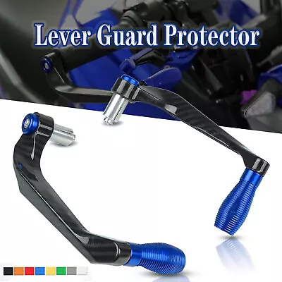 Handlebar Grip Brake Clutch Lever Guard Protector Fit For NMAX MT-09 X-MAX R6 R1 • £16.78