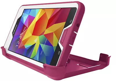 OtterBox DEFENDER Series Case For Samsung Galaxy Tab 4 (7 Inch) - Pink / White • $20.75