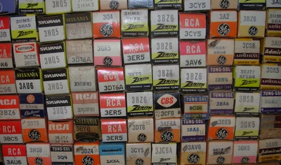 $29.99 • Buy 84 Pieces NOS NIB Vacuum Tubes For Steampunk Art Or Electronic Hobbyists