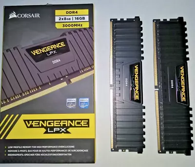Corsair Vengeance LPX DDR4 16GB (2x8GB) 3000MHz RAM • £25.99