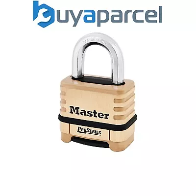 Master Lock 1175D ProSeries Brass 4 Digit Padlock 57mm MLK1175D • £35.05