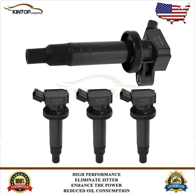 4 Ignition Coils For Toyota Corolla Celica Matrix Chevy Pontiac1.8L 00-08 UF247 • $37.99