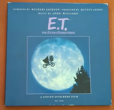 Michael Jackson & John Williams E.T. Vinyl LP EX 1982 MCA-70000 Book Poster  • $11.95