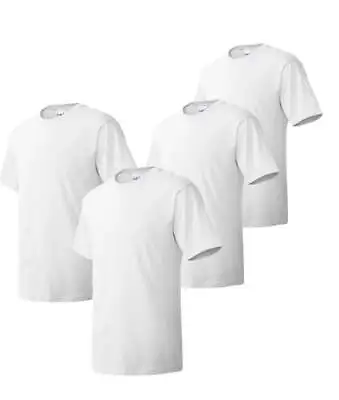 Hanes Comfortsoft Men Crewneck Short Sleeves Plain Cotton T-Shirt O5280 (4-pack) • $20.95